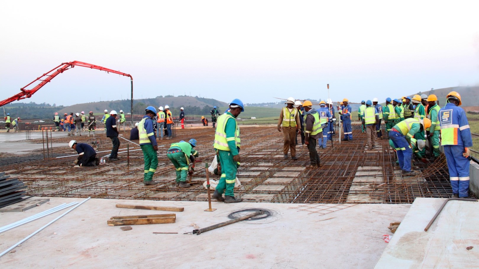 First 2 Concrete Slabs For Westown Square (4)